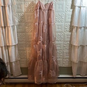 Free People Ballet Blush Tulle Dress